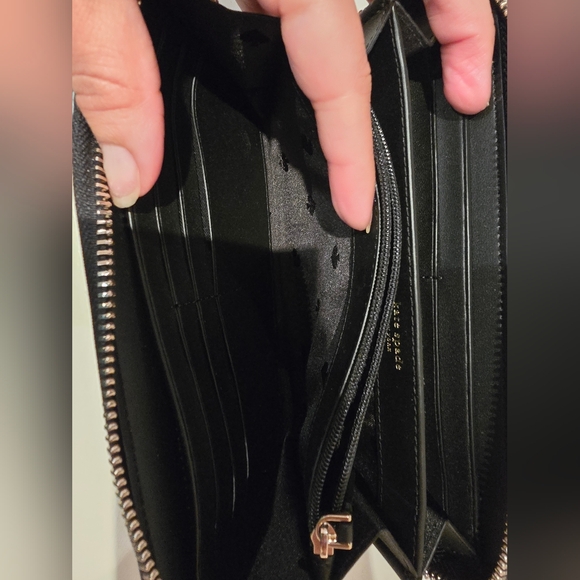 NWT Kate Spade Minnie Mouse Polka Dot Long Wallet - Picture 7 of 7